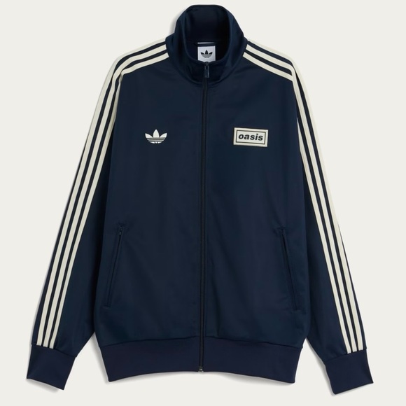 NWT Oasis x Adidas Live 25 Tour Firebird Track Top - Night Indigo